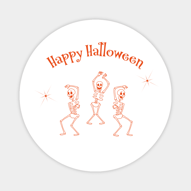 Halloween dancer Magnet by Moreira.art